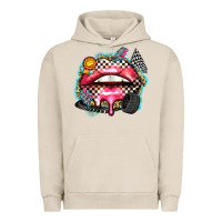 Pigment French Oak race lips Urban Hoodie - Zillion Design Studio