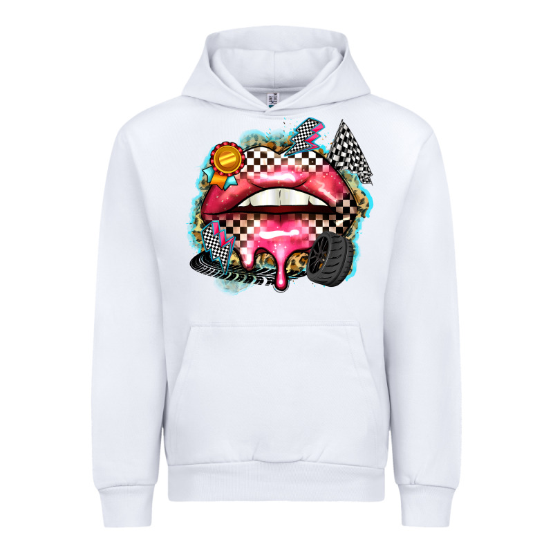 Race Lips Urban Hoodie by Zillion Design Studio | Teevron