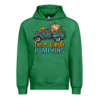 Emerald farm fresh pumpkins truck Urban Hoodie - RanaPortraitStore