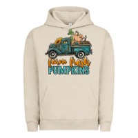 Pigment French Oak farm fresh pumpkins truck Urban Hoodie - RanaPortraitStore