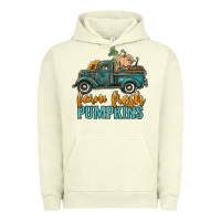 Pigment Pistachio farm fresh pumpkins truck Urban Hoodie - RanaPortraitStore