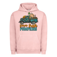 Pigment Salmon farm fresh pumpkins truck Urban Hoodie - RanaPortraitStore