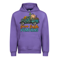 Tulip farm fresh pumpkins truck Urban Hoodie - RanaPortraitStore