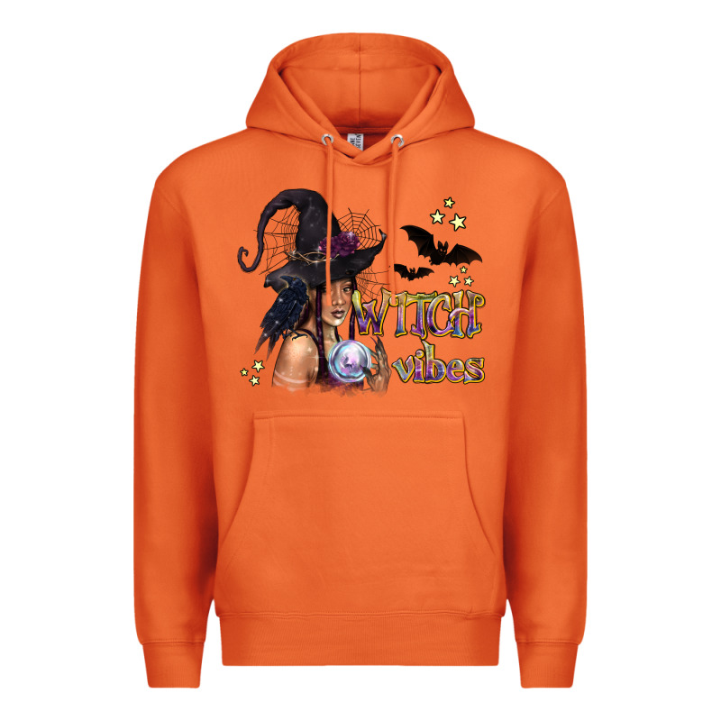 Black Witch Vibes Premium Hoodie by texasbilliewilder | Teevron