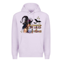 Lilac Black Witch Vibes Premium Hoodie - texasbilliewilder