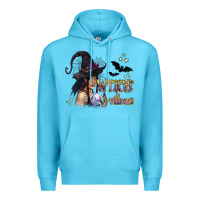 Ocean Blue Black Witch Vibes Premium Hoodie - texasbilliewilder