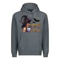 Rock Black Witch Vibes Premium Hoodie - texasbilliewilder