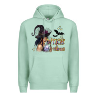 Seafoam Black Witch Vibes Premium Hoodie - texasbilliewilder