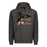 Smoke Black Witch Vibes Premium Hoodie - texasbilliewilder