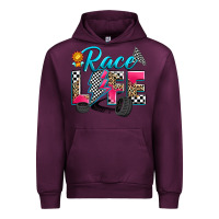 Mauve Wine race life Urban Hoodie - Zillion Design Studio
