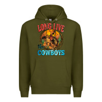 Army Green long live the cowboys Premium Hoodie - Zillion Design Studio