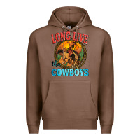 Chestnut long live the cowboys Premium Hoodie - Zillion Design Studio