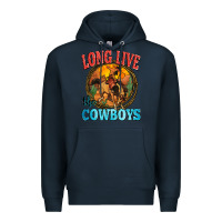 Navy long live the cowboys Premium Hoodie - Zillion Design Studio