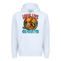 White long live the cowboys Premium Hoodie - Zillion Design Studio