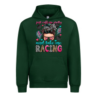 Forest Green just call me pretty and take me racing Urban Hoodie - Zillion Design Studio