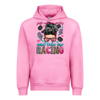 Fuchsia Pink just call me pretty and take me racing Urban Hoodie - Zillion Design Studio