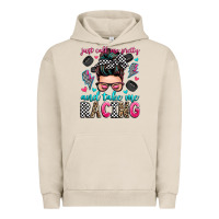 Pigment French Oak just call me pretty and take me racing Urban Hoodie - Zillion Design Studio
