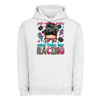 Pigment Lunar Rock just call me pretty and take me racing Urban Hoodie - Zillion Design Studio