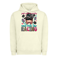 Pigment Pistachio just call me pretty and take me racing Urban Hoodie - Zillion Design Studio