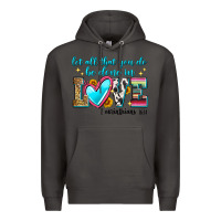 Smoke let all that you do be done in love Premium Hoodie - Zillion Design Studio