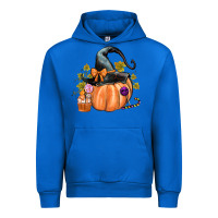 Cobalt Kids Pumpkin with Halloween Urban Hoodie - texasbilliewilder
