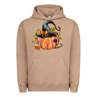 Pigment Burro Kids Pumpkin with Halloween Urban Hoodie - texasbilliewilder
