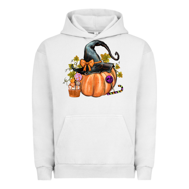 Kids Pumpkin With Halloween Urban Hoodie by texasbilliewilder | Teevron