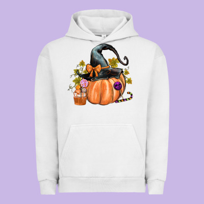 Kids Pumpkin With Halloween Urban Hoodie Designed By Texasbilliewilder