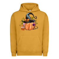Pigment Peanut Butter Kids Pumpkin with Halloween Urban Hoodie - texasbilliewilder