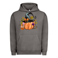 Pigment Tornado Kids Pumpkin with Halloween Urban Hoodie - texasbilliewilder