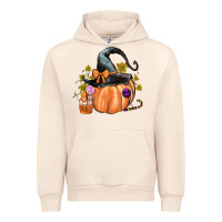 Sandshell Kids Pumpkin with Halloween Urban Hoodie - texasbilliewilder