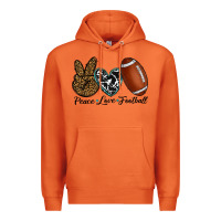 Carrot peace love football Premium Hoodie - RanaPortraitStore
