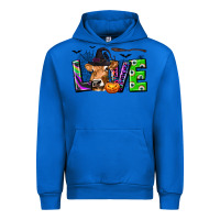 Cobalt Love Halloween Cow Urban Hoodie - texasbilliewilder