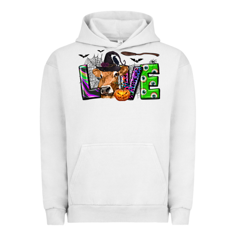 Love Halloween Cow Urban Hoodie by texasbilliewilder | Teevron