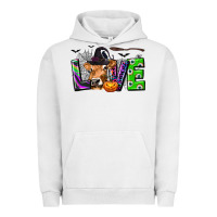 Pigment Lunar Rock Love Halloween Cow Urban Hoodie - texasbilliewilder