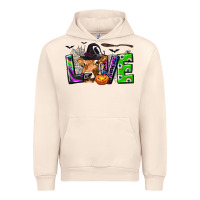 Sandshell Love Halloween Cow Urban Hoodie - texasbilliewilder