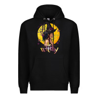 Black Be Witchy Black Witch Premium Hoodie - texasbilliewilder