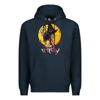 Navy Be Witchy Black Witch Premium Hoodie - texasbilliewilder