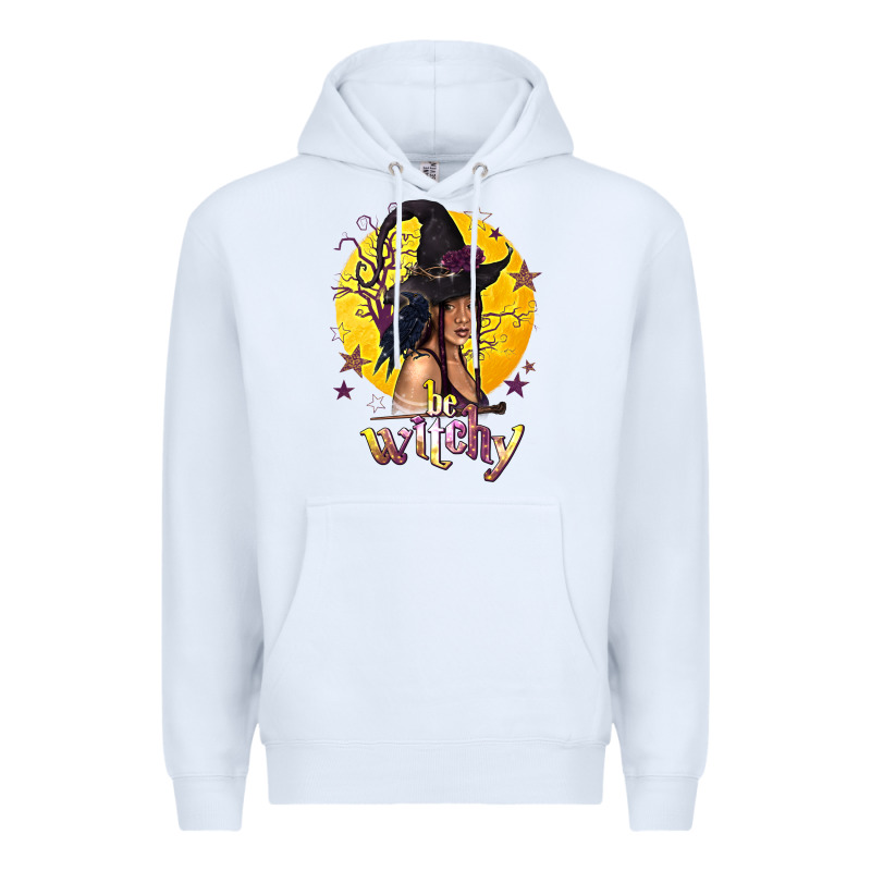 Be Witchy Black Witch Premium Hoodie by texasbilliewilder | Teevron