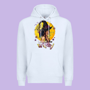 Be Witchy Black Witch Premium Hoodie Designed By Texasbilliewilder