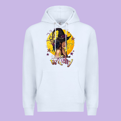 Be Witchy Black Witch Premium Hoodie Designed By Texasbilliewilder