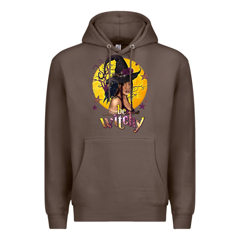 Be Witchy Black Witch Premium Hoodie by texasbilliewilder | Teevron