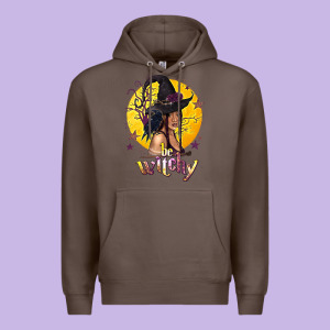 Be Witchy Black Witch Premium Hoodie Designed By Texasbilliewilder