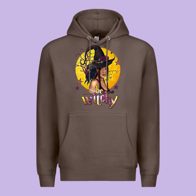 Be Witchy Black Witch Premium Hoodie Designed By Texasbilliewilder