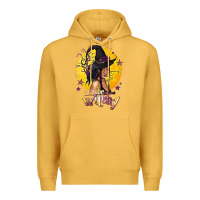 Mustard Be Witchy Black Witch Premium Hoodie - texasbilliewilder