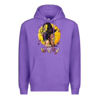 Purple Be Witchy Black Witch Premium Hoodie - texasbilliewilder