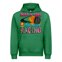 Emerald just a girl who loves racing Urban Hoodie - Zillion Design Studio