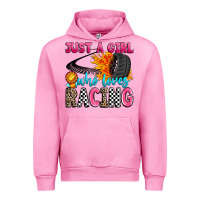Just A Girl Who Loves Racing Urban Hoodie | Teevron