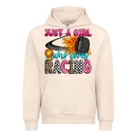 Sandshell just a girl who loves racing Urban Hoodie - Zillion Design Studio