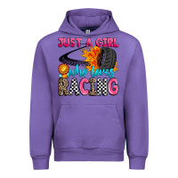 Tulip just a girl who loves racing Urban Hoodie - Zillion Design Studio